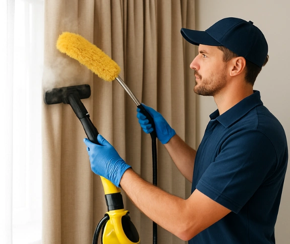 Trusted blind cleaning technician Matty Curtain Cleaning rockdale-nsw QLD