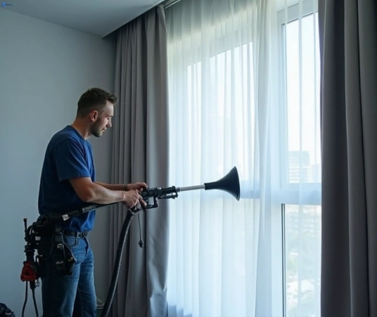 Professional drapes cleaning process tools Matty Curtain Cleaning rockdale-nsw